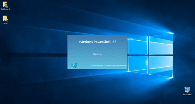Windows PowerShell ISE